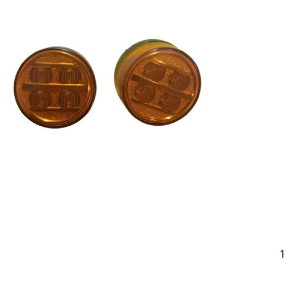 Lanterna Seta Dianteira Onibus Caio Mascarello Comil Neobus Laranja-claro