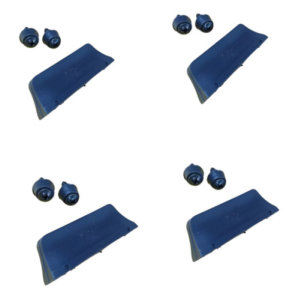 Kit 4 Puxadores Interno Vidro Janela Of1418  Mb0715