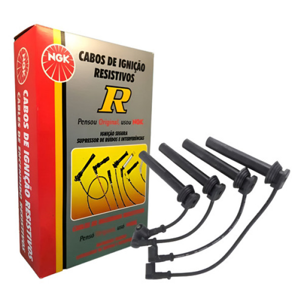 Jogo Cabo Vela Original Ngk Fiat 1.6 16v 1.8 16v E-torq Sem Cor