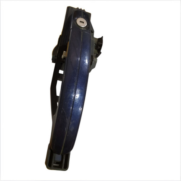 Maçaneta Externa Dianteira Esquer/focus 2.0 2009 Usada Azul Dianteira