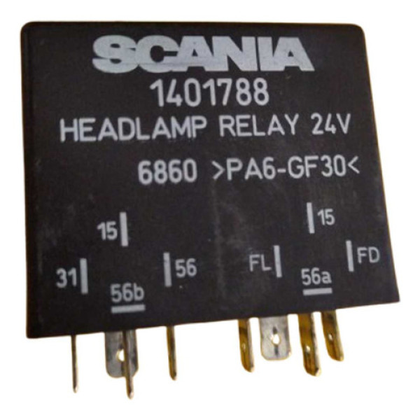 Rele Farol Scania Serie 4 S4 124 1401788 Comutador