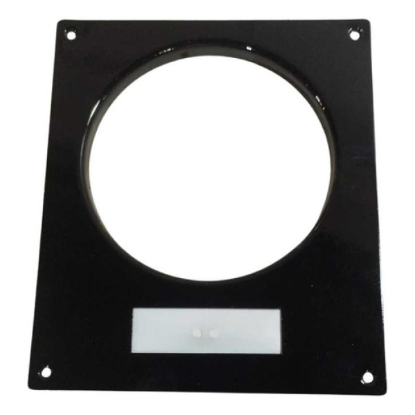 Chapa Painel Porta Tacógrafo Onibus 19x22cm Preto