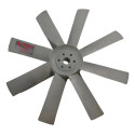 Hélice 8 Pás 6 Furos Alumínio Mb Om 352  485 Mm 
