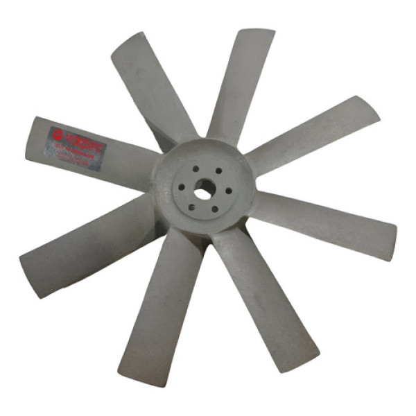 Hélice 8 Pás 6 Furos Alumínio Mb Om 352  485 Mm 