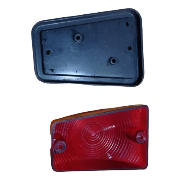 Lanterna Vigia Traseira Onibus Marcopolo Viaggio  Vermelha Ambos Lados