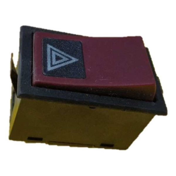 Chave Tecla Pisca Alerta Volvo 10/12 Edc  Preto