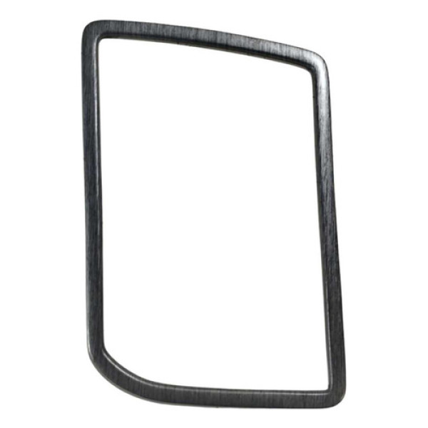 Moldura Painel Central Marcopolo G6 Ld Aço Escovado 343mm Cinza