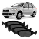 Kit Pastilha Freio Palio Siena 96 2017 Lonaflex P60 7084811