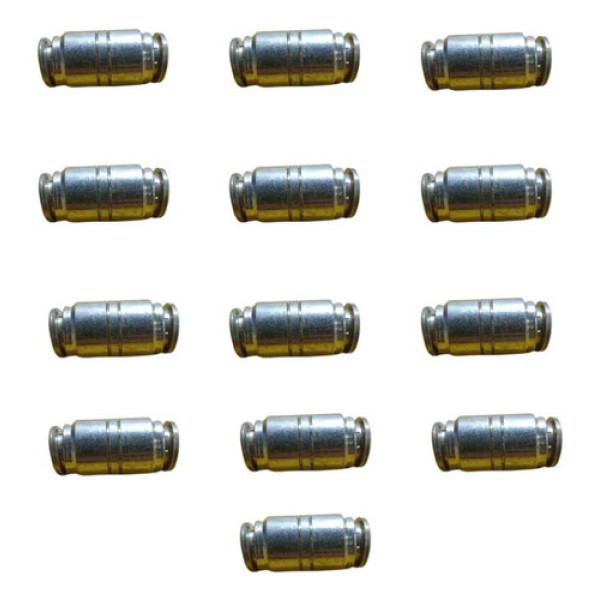  Kit C/13 Pç Conexão Emenda Tubo Nylon Engate Rapido 31x10mm