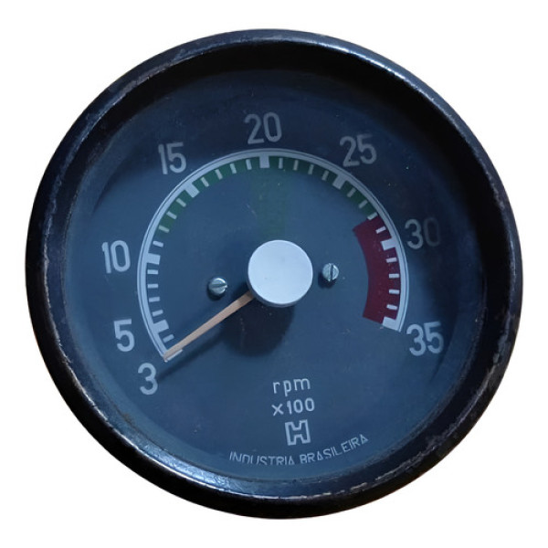 Conta-giros 3500 Rpm 12v 106mm Onibus Preto