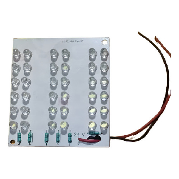 Placa 6 Leds Luminaria 24v