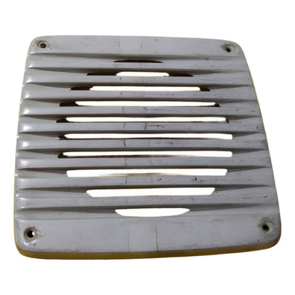 Tela Auto Falante Diplomata Nielson Usada 18 X 18 Bege