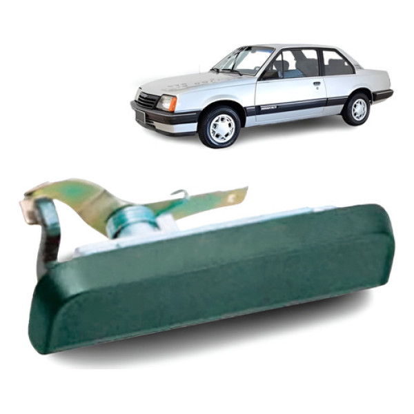 Maçaneta Externa Monza 87 A 90 Preto Lado Direito Dianteira