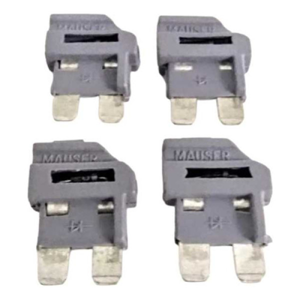 Kit 4 Fusiveis Diodo 1a 700v (cinza) Mbb Mauser 4706f