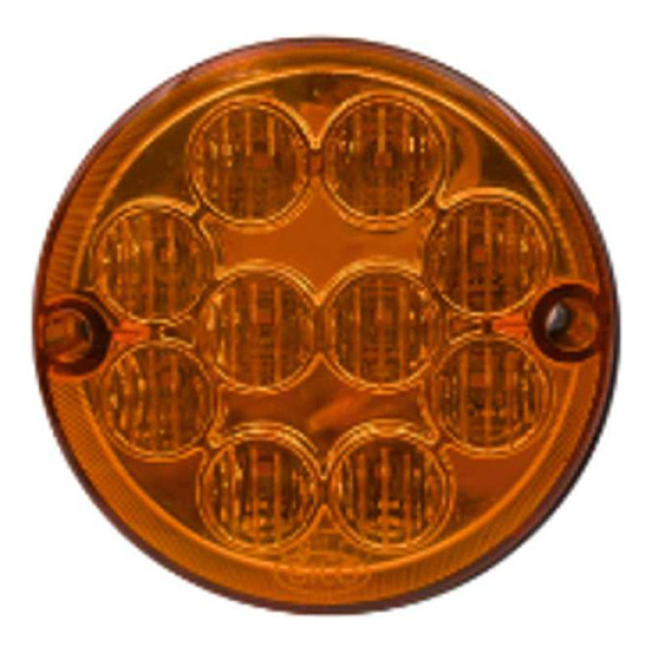 Lanterna Led Traseira Seta Busscar/caio 96mm 808.132 Siló Direito Laranja