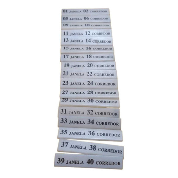 Placas Numeração Polt. Diplomata Nielson (falta 4) 86 A 89