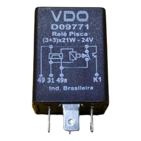 Rele Pisca Seta 24v Vdo D09771 Mercedes Benz