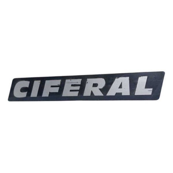 Emblema Ciferal 47cm X 7,5cm Plastico Preto