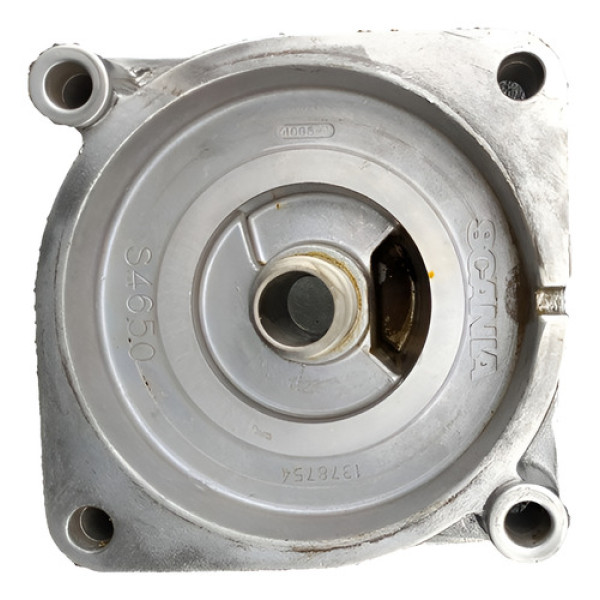 Carcaça Filtro De Óleo Eixo Motor Scania