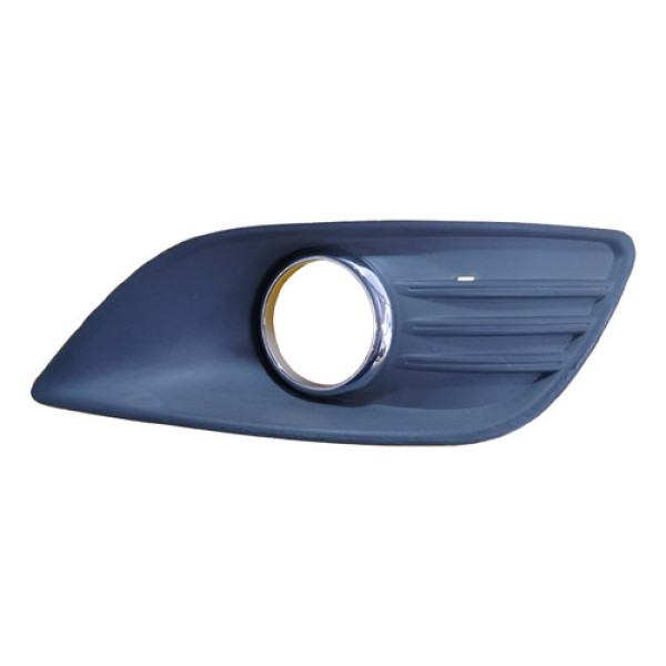 Moldura Parachoque Dianteiro Ld Focus 08 A 13 - 8m51r19952 Preto Direito