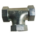 Tee Galvanizado C/ Acabamento Eletrolitico Ø 2 (50mm) Tupypr