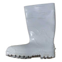 Bota Em Pvc Cano Longo Branca N 41 Branco 41