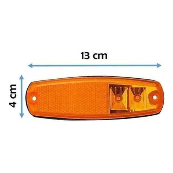 Lanterna Lateral Led Ônibus Mar G7/ Torino 12 V 903.101 Siló