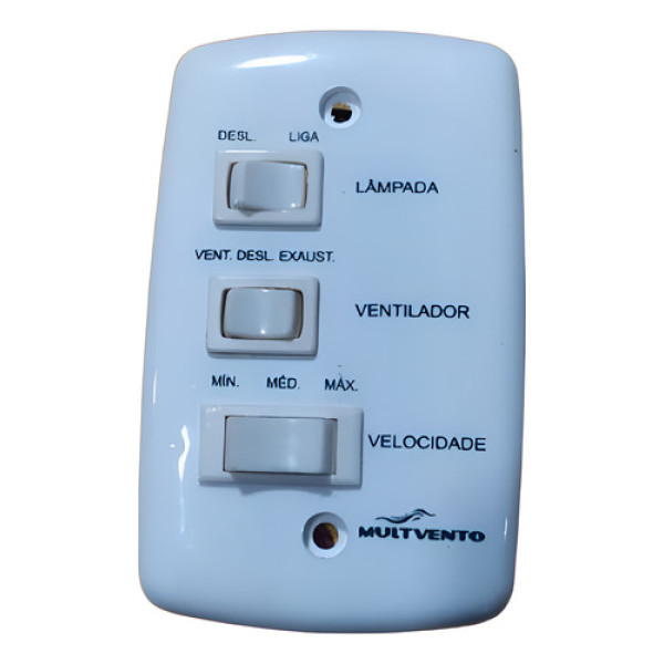 Chave Capacitiva P/ Ventilador 220v 3 Velocidades