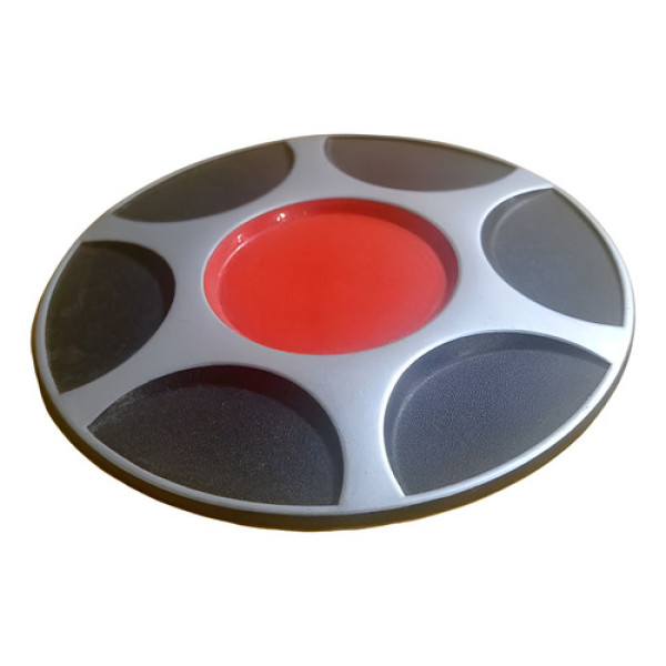 Emblema Marcopolo  9 Cm Preto E Vermelho