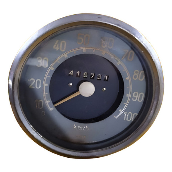Velocímetro 100km/h Aro Cromado Original Mb 3215420206 Usado Preto