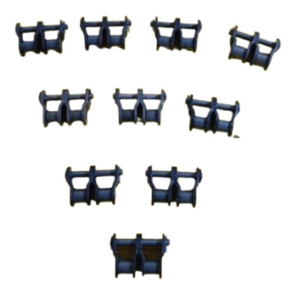 Redução Corrente Transmissão Meia Emenda Asa 50/2 Kit C/ 10