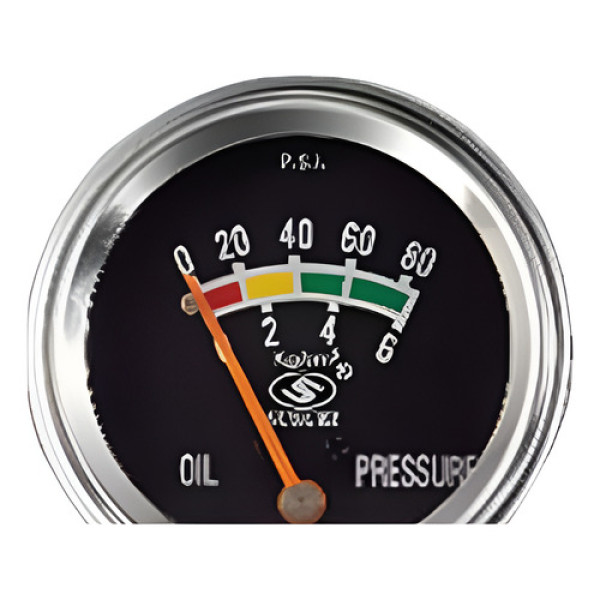 Manômetro Caminhonete C/ Suporte  0/80 Kg/lb / 0/6 Preto